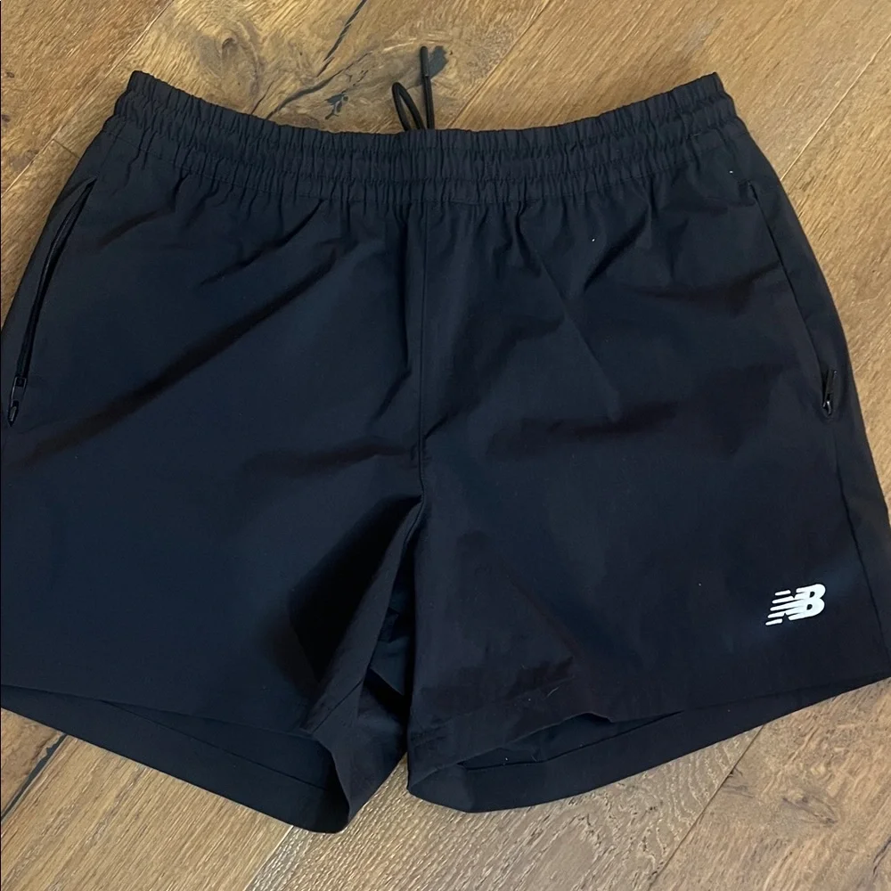 New Balance Black Performance Running Shorts Men’s Brand New !!! - Picture 2 of 6